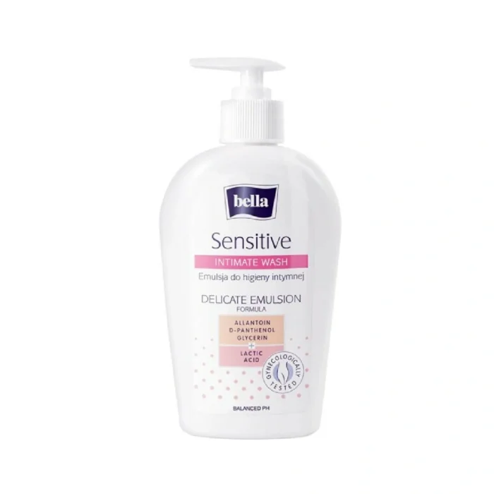 Sapunul Lichid Intim Bella Sensitive este un sapun lichid pentru igiena intima, cu actiune foarte delicata, recomandat pentru femeile cu pielea sensibila. Are in componenta alantoina, D-pantenol si glicerina ce favorizeaza regenerarea pielii si calmeaza iritatiile, iar acidul lactic mentine un PH echilibrat. Klaus Distribution
